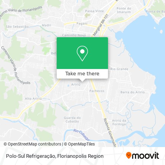 Polo-Sul Refrigeração map