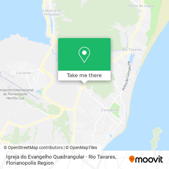 Igreja do Evangelho Quadrangular - Rio Tavares map