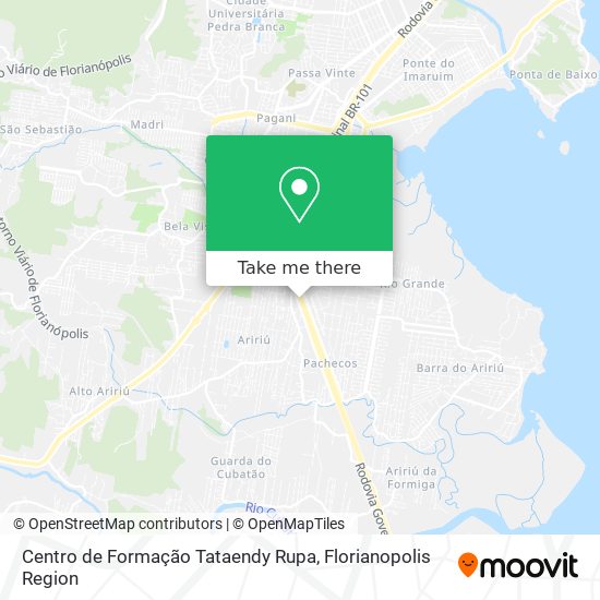 Centro de Formação Tataendy Rupa map