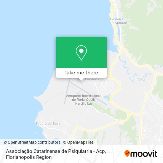 Mapa Associação Catarinense de Psiquiatria - Acp