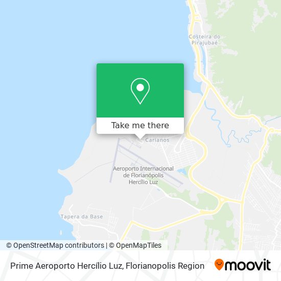 Prime Aeroporto Hercílio Luz map