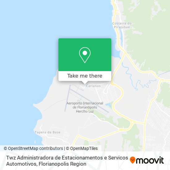 Mapa Twz Administradora de Estacionamentos e Servicos Automotivos