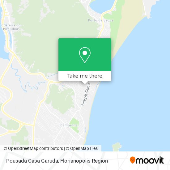 Pousada Casa Garuda map
