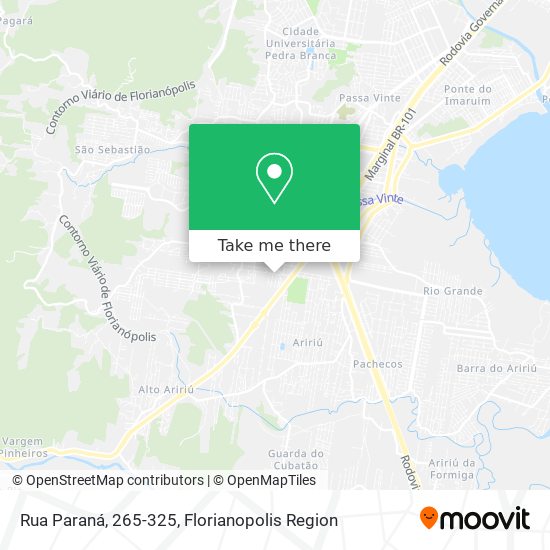 Rua Paraná, 265-325 map