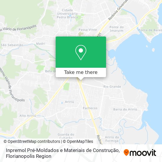 Inpremol Pré-Moldados e Materiais de Construção map