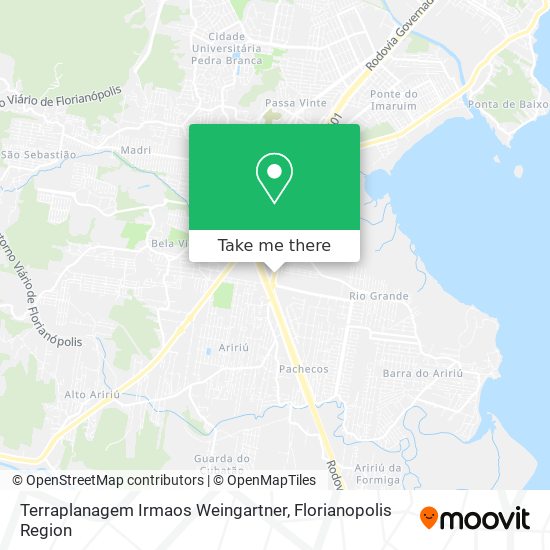 Terraplanagem Irmaos Weingartner map