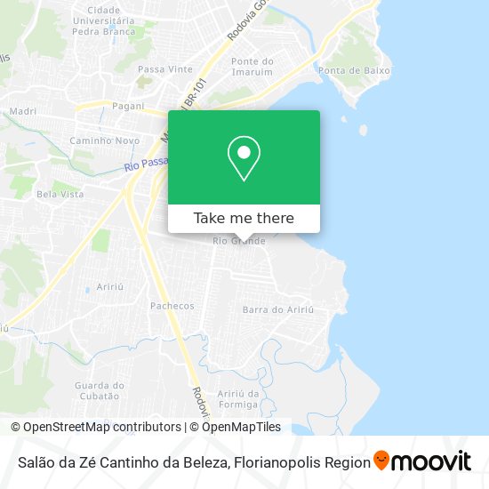 Salão da Zé Cantinho da Beleza map