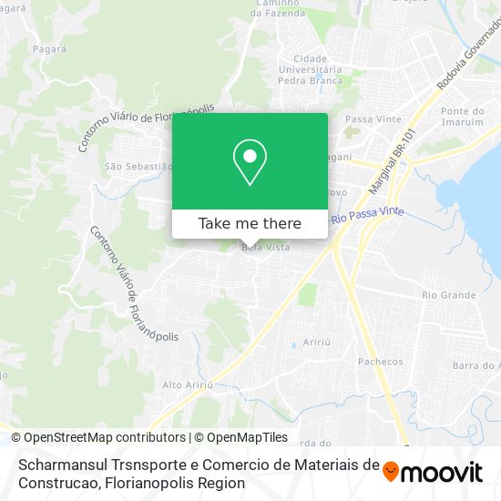 Scharmansul Trsnsporte e Comercio de Materiais de Construcao map