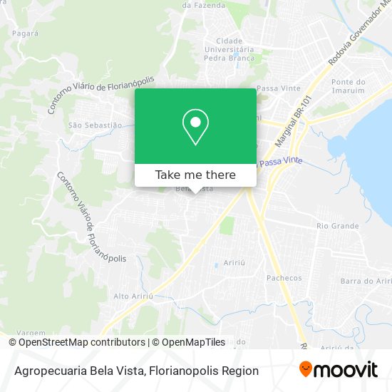 Agropecuaria Bela Vista map
