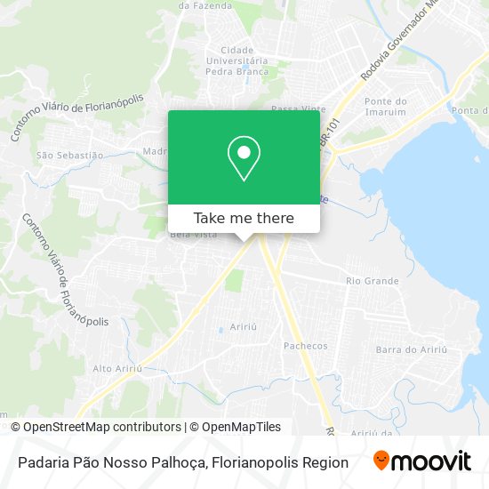 Padaria Pão Nosso Palhoça map