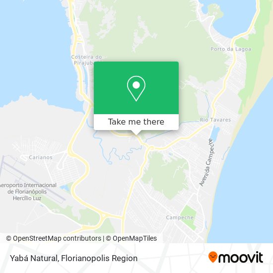 Yabá Natural map
