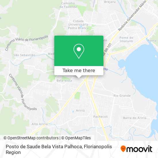 Posto de Saude Bela Vista Palhoca map