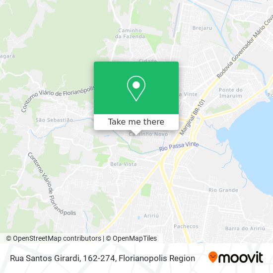 Rua Santos Girardi, 162-274 map