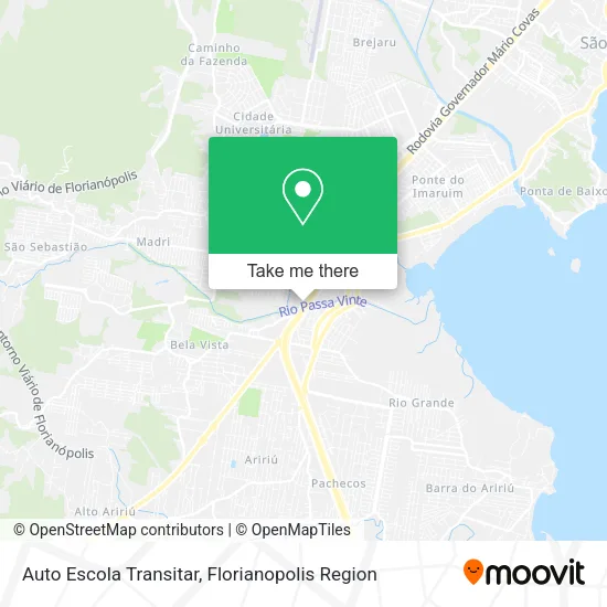 Auto Escola Transitar map