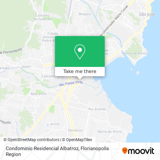 Condominio Residencial Albatroz map