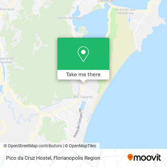 Pico da Cruz Hostel map