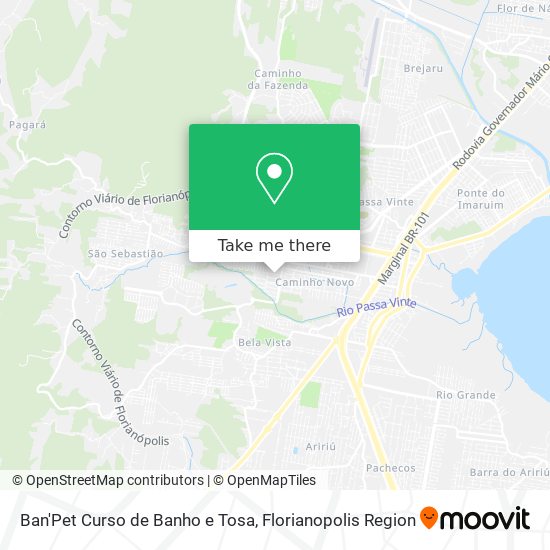 Ban'Pet Curso de Banho e Tosa map