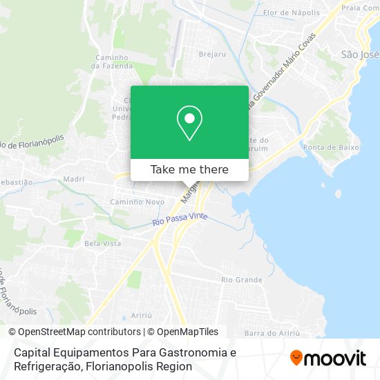 Capital Equipamentos Para Gastronomia e Refrigeração map