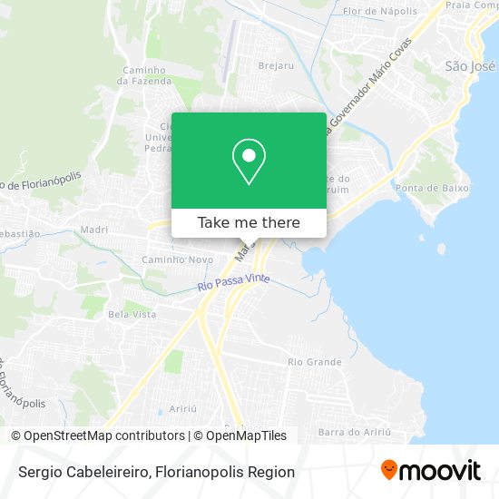 Sergio Cabeleireiro map