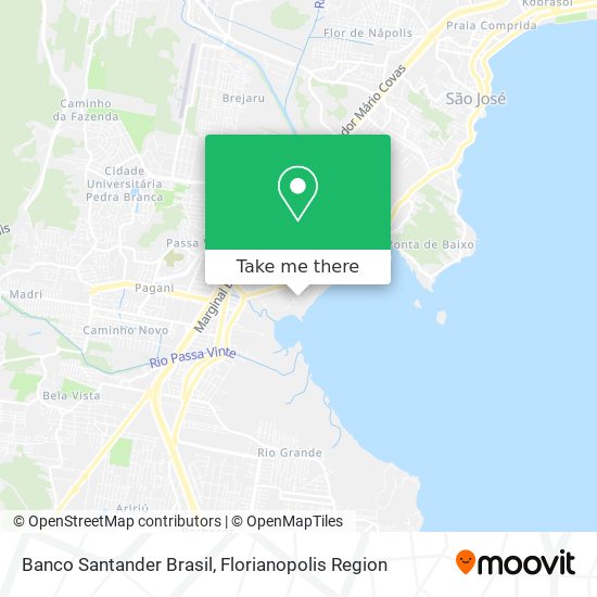 Banco Santander Brasil map
