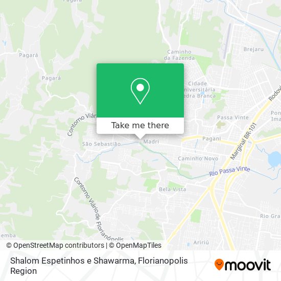 Shalom Espetinhos e Shawarma map