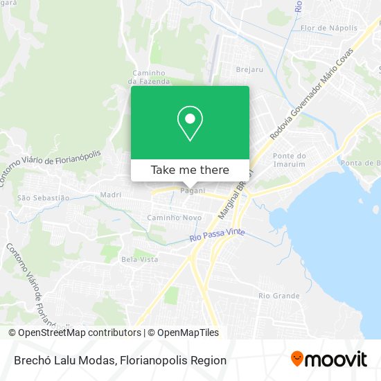 Brechó Lalu Modas map