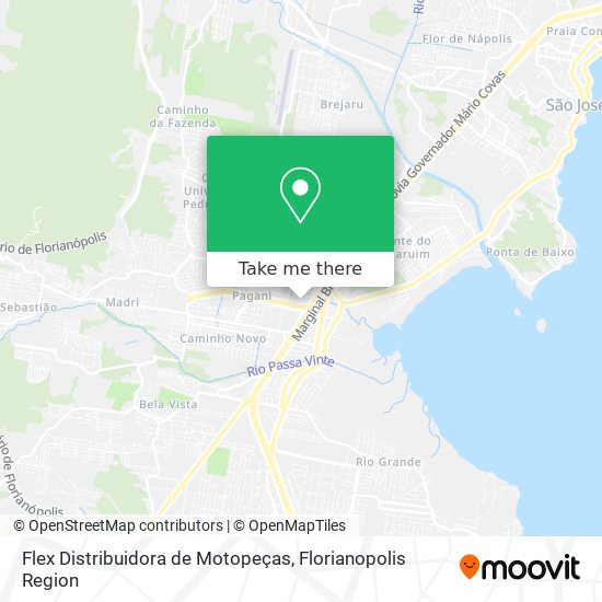 Flex Distribuidora de Motopeças map