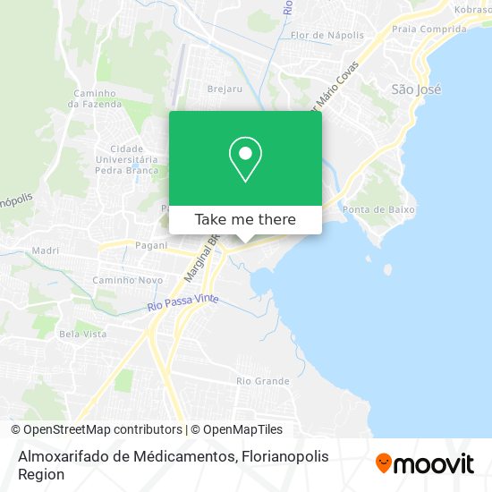 Almoxarifado de Médicamentos map
