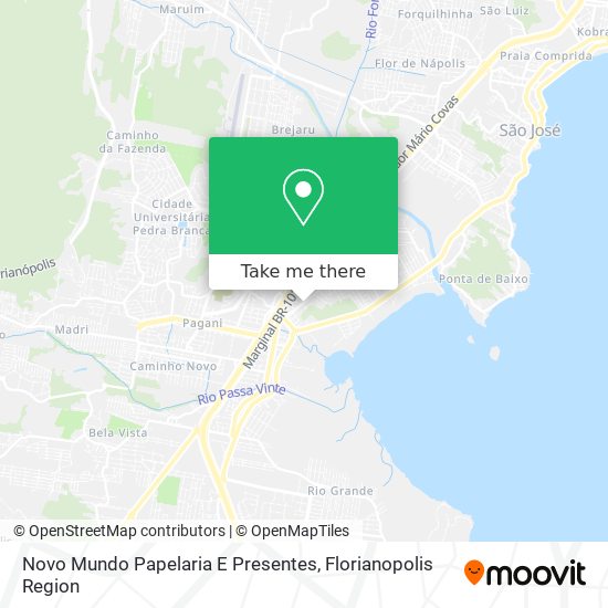 Novo Mundo Papelaria E Presentes map