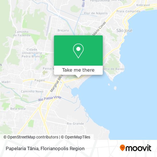 Papelaria Tânia map