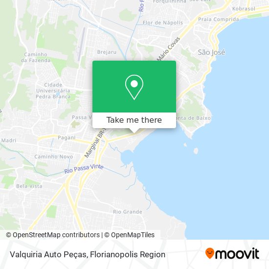 Valquiria Auto Peças map
