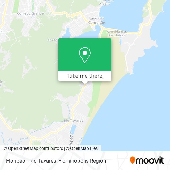 Floripão - Rio Tavares map