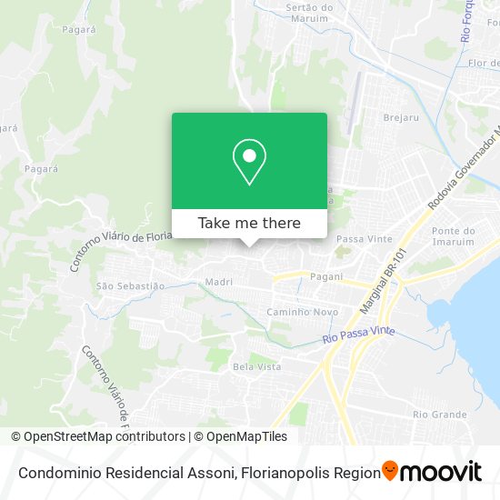 Condominio Residencial Assoni map