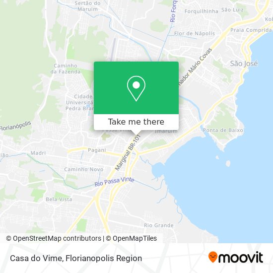 Casa do Vime map
