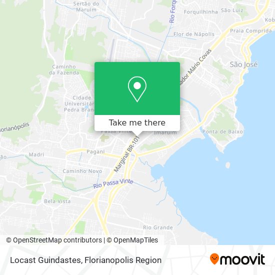 Locast Guindastes map