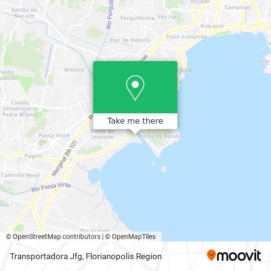 Transportadora Jfg map