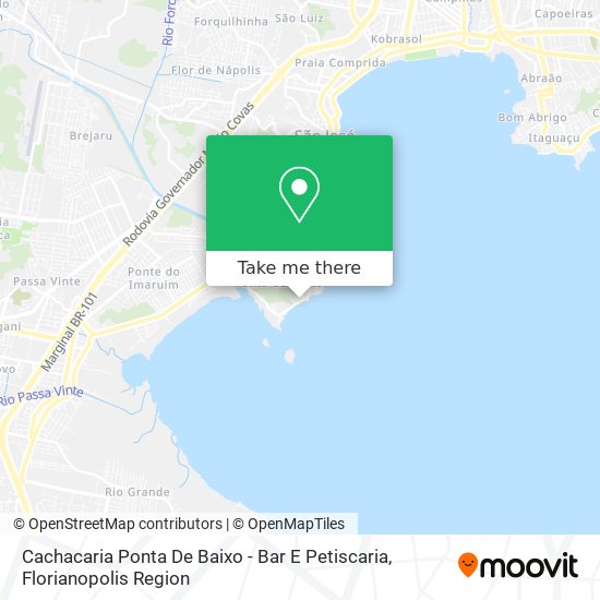 Cachacaria Ponta De Baixo - Bar E Petiscaria map