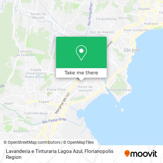 Lavanderia e Tinturaria Lagoa Azul map