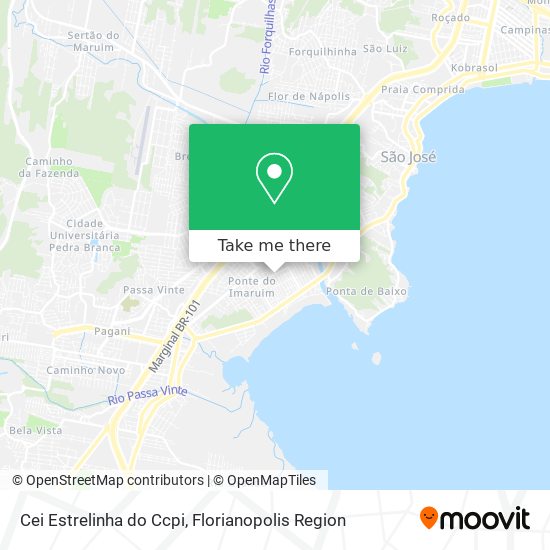 Cei Estrelinha do Ccpi map