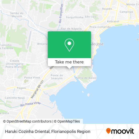Haruki Cozinha Oriental map