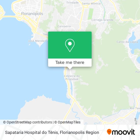 Sapataria Hospital do Tênis map