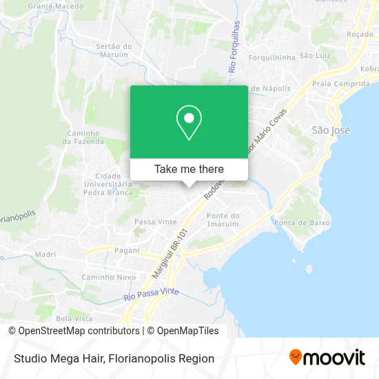 Studio Mega Hair map