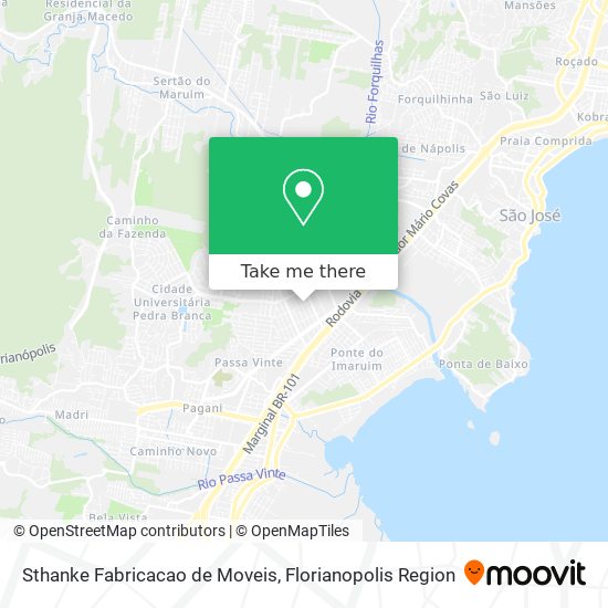 Sthanke Fabricacao de Moveis map