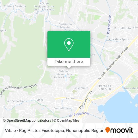 Vitale - Rpg Pilates Fisiotetapia map