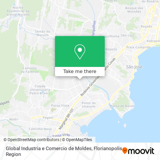 Global Industria e Comercio de Moldes map
