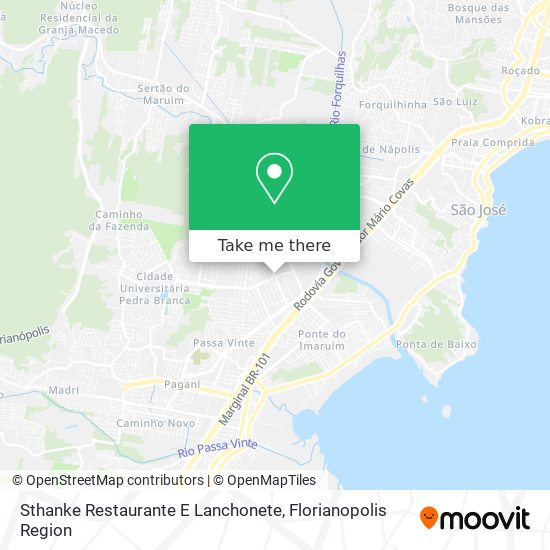 Sthanke Restaurante E Lanchonete map