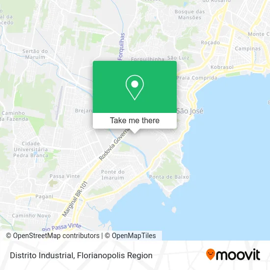 Distrito Industrial map