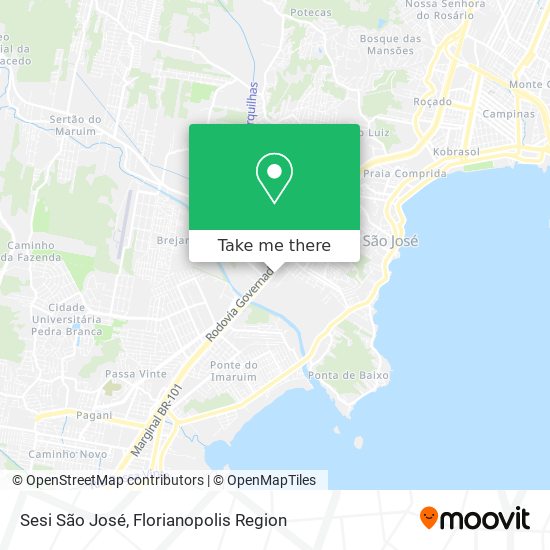 Sesi São José map