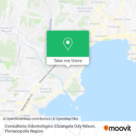 Consultório Odontológico Elizangela Ody Nilson map