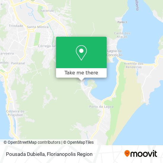 Pousada Dubiella map
